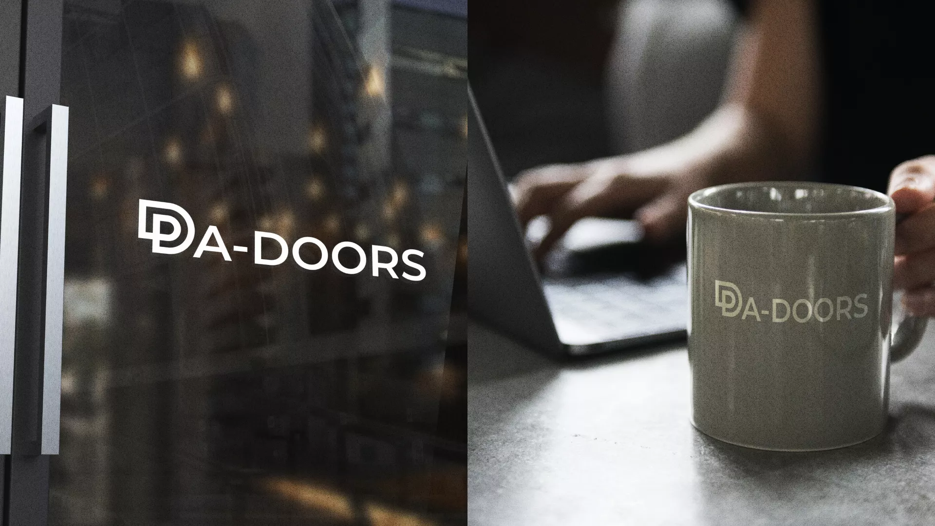 Создание логотипа компании «DA-DOORS» в Островном
